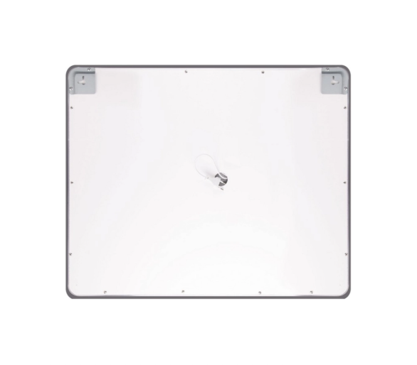Дзеркало Qtap Mideya з LED, годинник 900х700