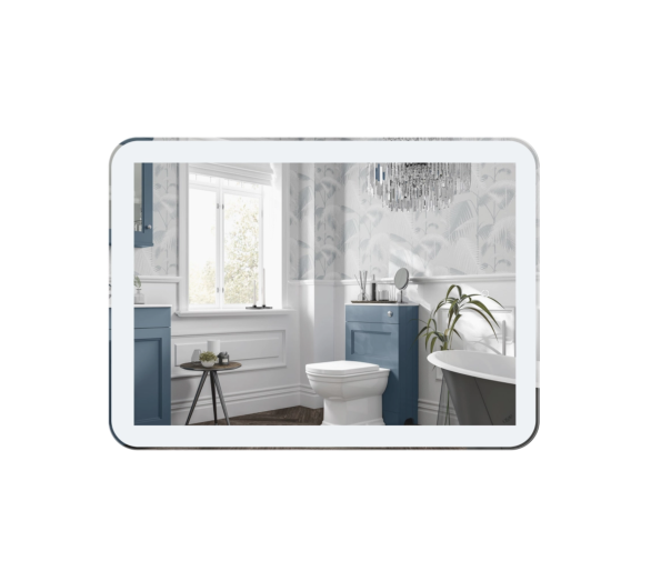 Зеркало Qtap Swan с LED, 800х600