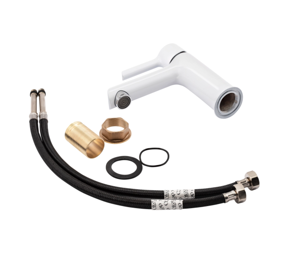Змішувач для раковини Qtap Grand White