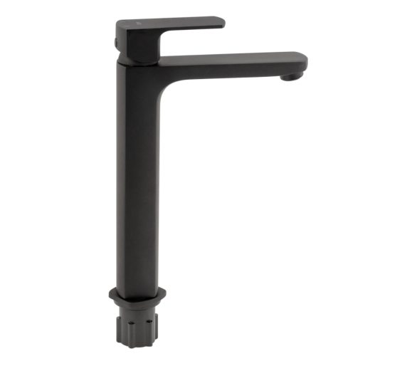 Смеситель для раковины высокий Qtap Lipno Black Matt