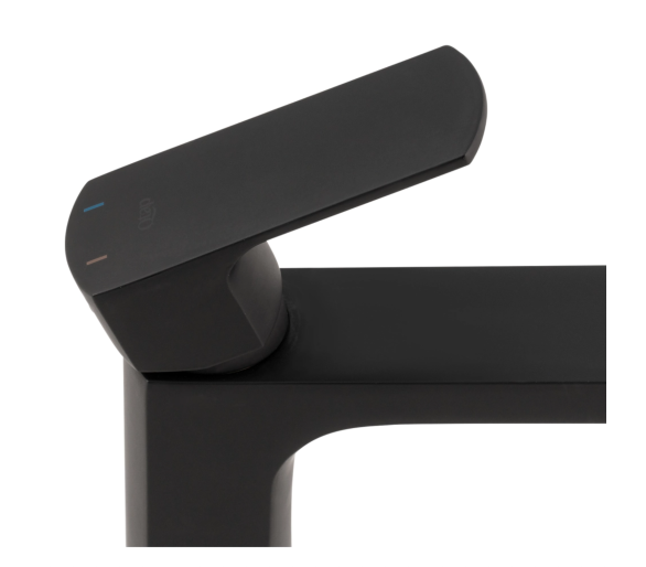 Змішувач для раковини високий Qtap Lipno Black Matt