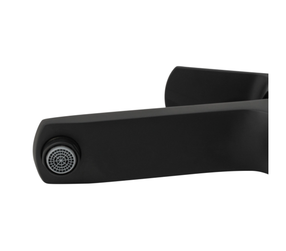 Смеситель для раковины высокий Qtap Lipno Black Matt