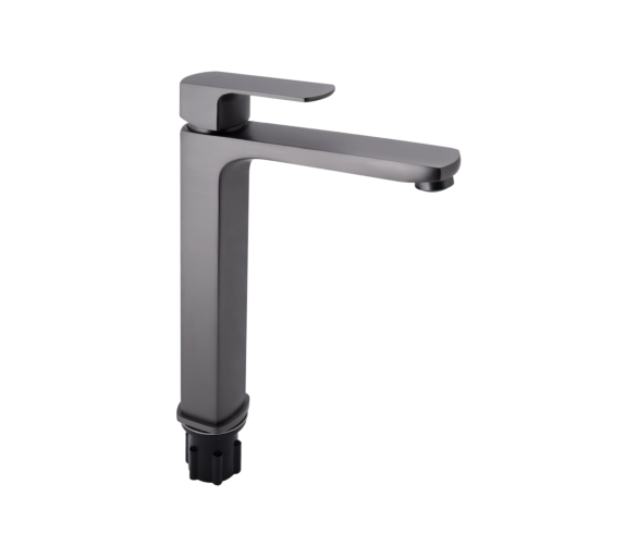 Змішувач для раковини високий Qtap Lipno Graphite