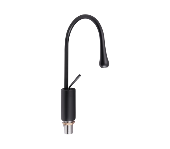 Змішувач для раковини високий Qtap Virgo Black Matt