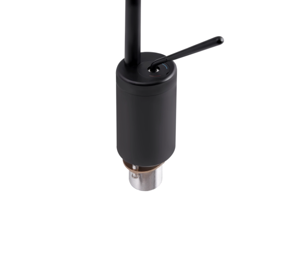 Змішувач для раковини високий Qtap Virgo Black Matt