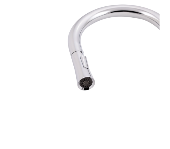 Смеситель для кухни выдвижной Qtap Evicka Chrome
