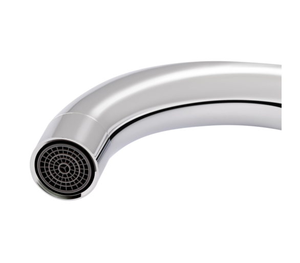 Змішувач для кухні Qtap Grand Chrome/White