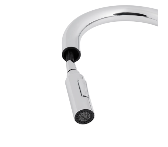 Смеситель для кухни выдвижной Qtap Lenicka Chrome