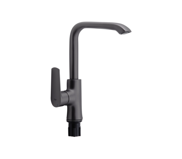 Змішувач для кухні Qtap Zelnava Graphite