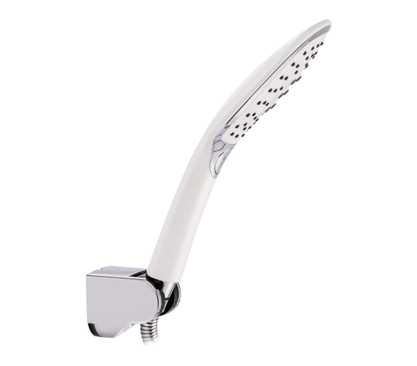 Змішувач для ванны довгий Qtap Grand Chrome/White