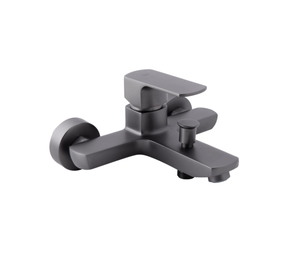 Змішувач для ванни Qtap Lipno Graphite