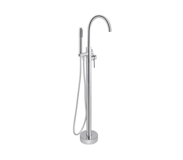 Змішувач для ванни підлоговий Qtap PodlahaP Chrome