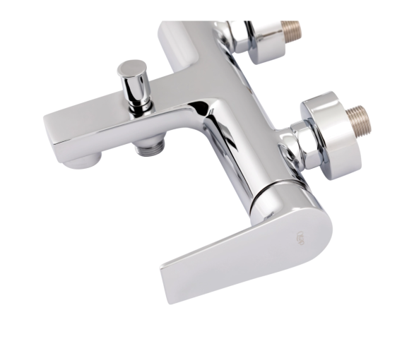 Смеситель для ванны Qtap Stenava Chrome
