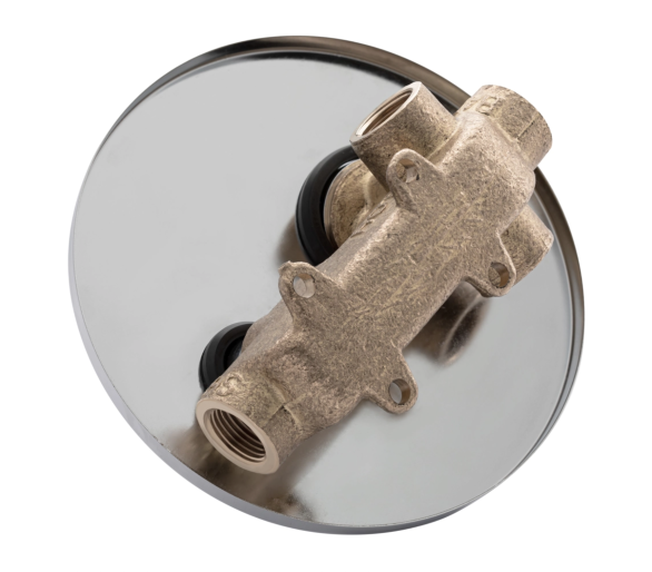Смеситель скрытый 2 потр. Qtap Spring Chrome