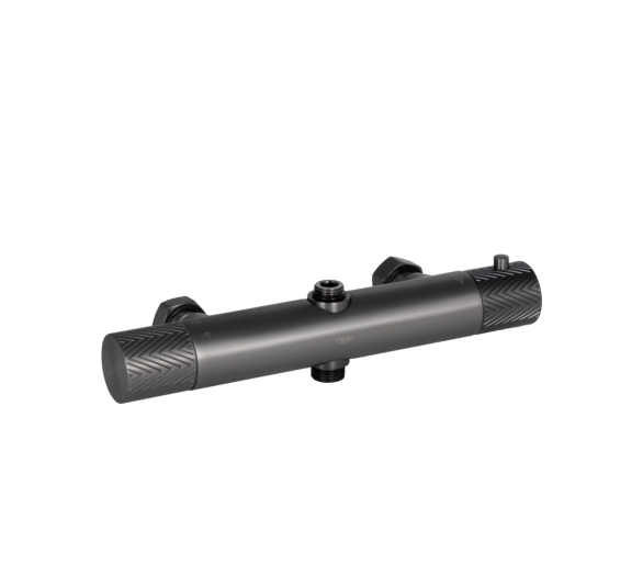 Душевая система 2 потр. Brno Qtap Gunmetal Black PVD