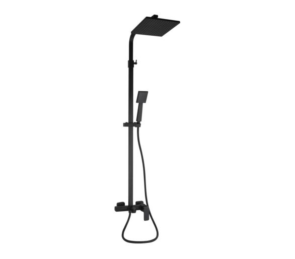 Душова система 3 спож. Capricorn Qtap Black Matt