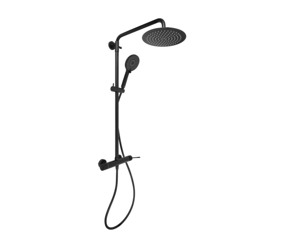 Душевая система 2 потр. Scorpio Qtap Black Matt