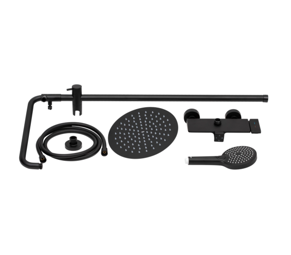 Душова система 3 спож. Sloup Qtap Black Matt