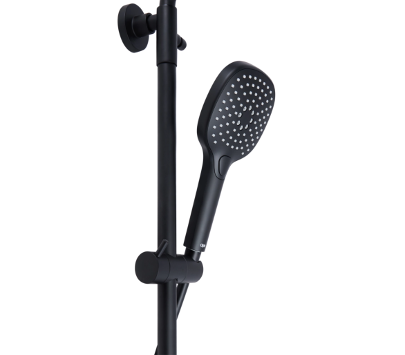 Душевая система 2 потр. термо. Sloup Qtap Black Matt