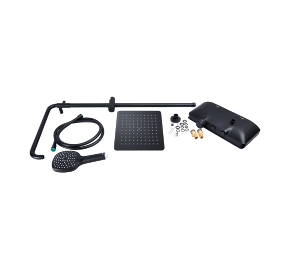Душова система 2 спож. термо. Sloup Qtap Black Matt