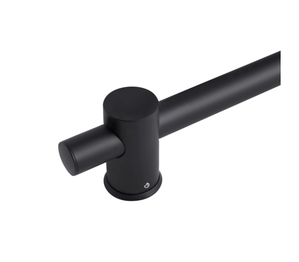 Душова стійка 665 мм. Lepit Qtap Black Matt