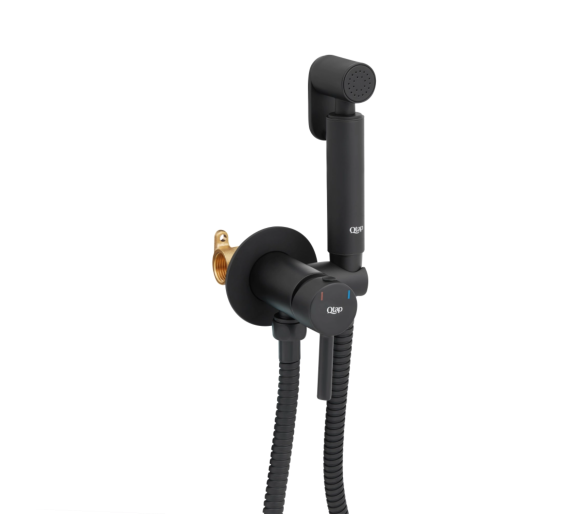 Набор для гигиенического душа Inspai-Varius Qtap Black Matt