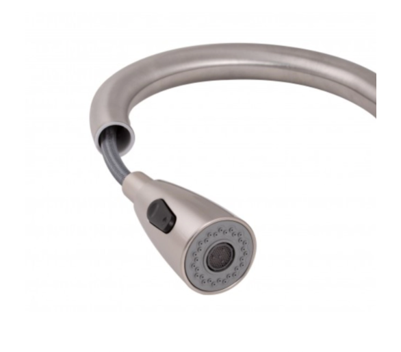 Смеситель для кухни выдвижной Lidz AriaFL Nickel