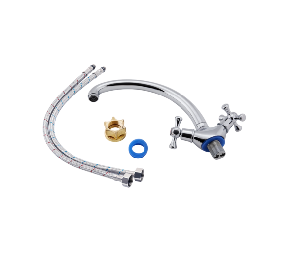 Смеситель для кухни Lidz Lamb 273F Chrome