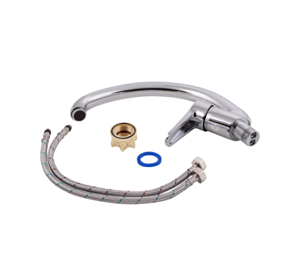 Змішувач для кухні Lidz Nicole Chrome