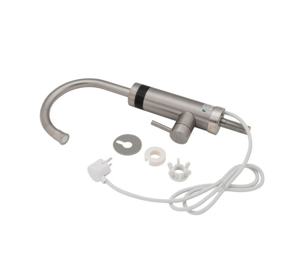 Смеситель для кухни проточний Lidz Warm 060 Nickel