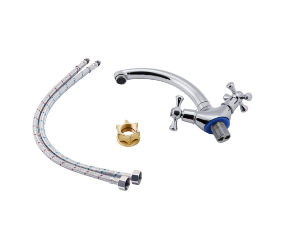 Змішувач для кухні Lidz Lamb 272F Chrome