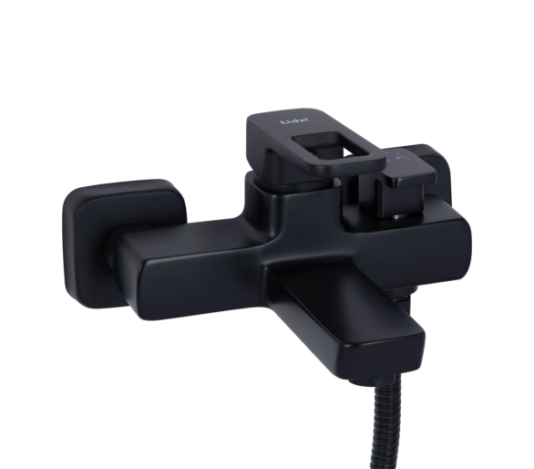 Смеситель для ванны Lidz Wawel 006 Black
