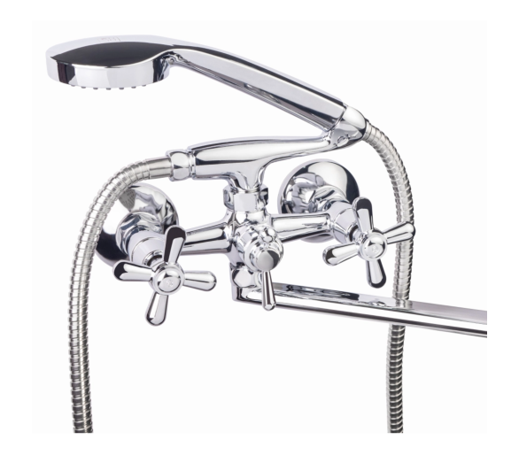 Змішувач для ванни Lidz Dominox 143 Chrome