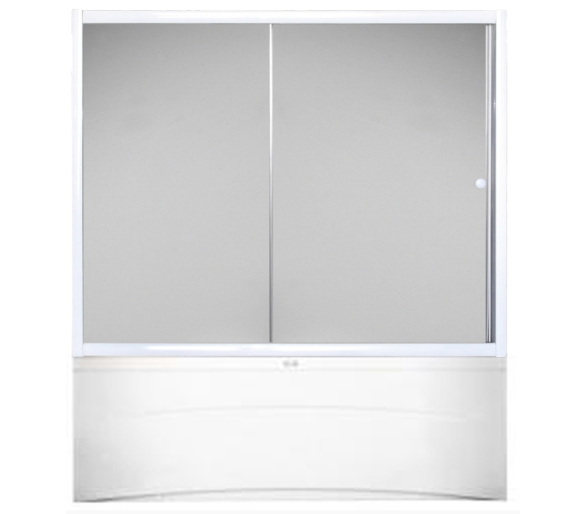 Шторка для ванни 150x140 KO&PO F150 W-2