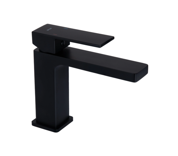 Змішувач для раковини Qtap Gemini Black Matt
