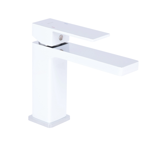 Смеситель для раковины (с гигиеничным душем) Qtap Gemini White