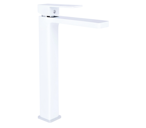 Змішувач для раковини високий Qtap Gemini White