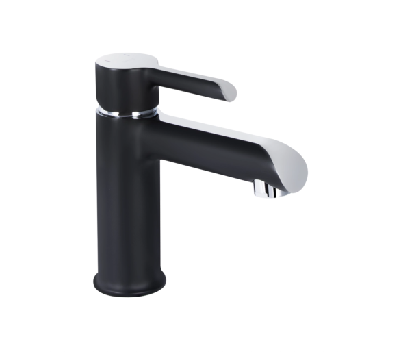 Змішувач для раковини (з гігієнічним душем) Qtap Grand Black Matt