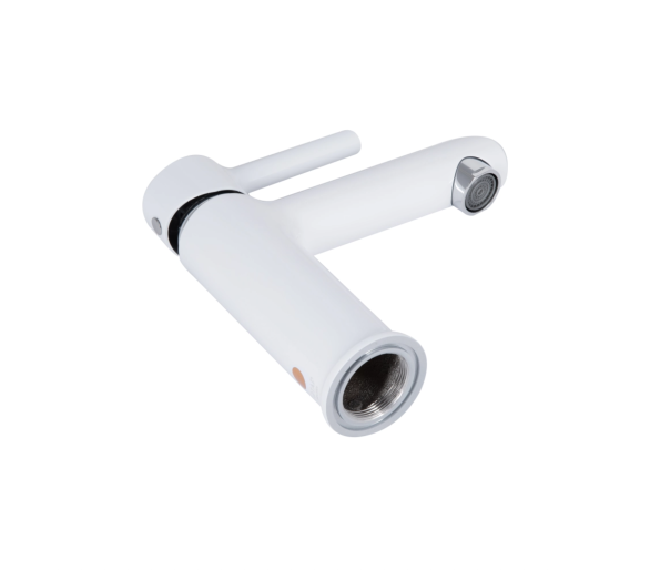 Змішувач для раковини (з гігієнічним душем) Qtap Grand White