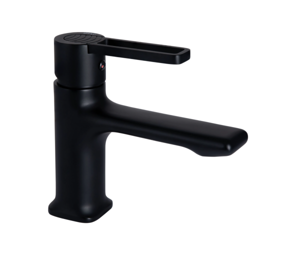 Змішувач для раковини Qtap Taurus Black Matt