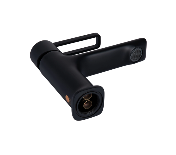 Змішувач для раковини Qtap Taurus Black Matt