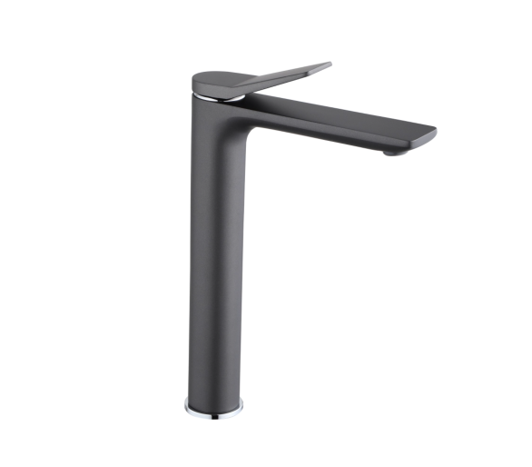 Змішувач для раковини високий Qtap Presto Graphite