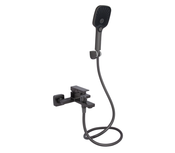 Змішувач для ванни Qtap Gemini Gunmetal