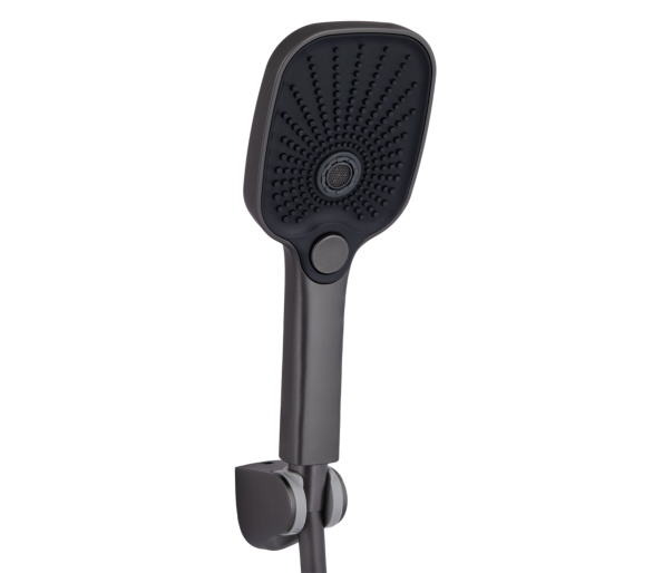 Смеситель для ванны Qtap Gemini Gunmetal