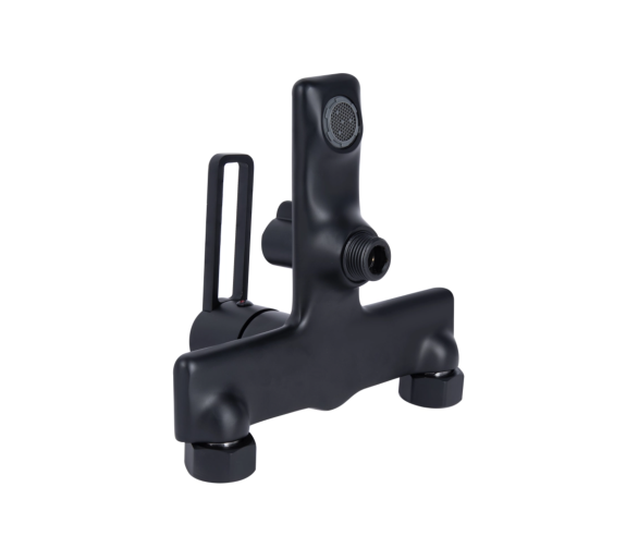 Змішувач для ванны Qtap Taurus Black Matt