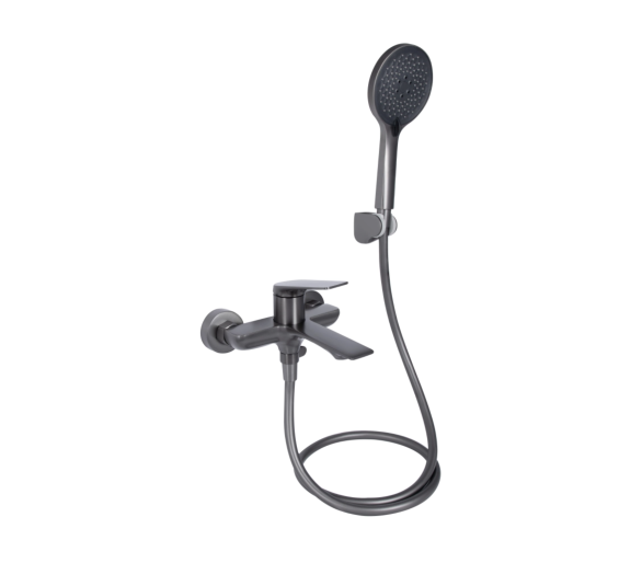 Змішувач для ванни Qtap Vlasta New Gunmetal