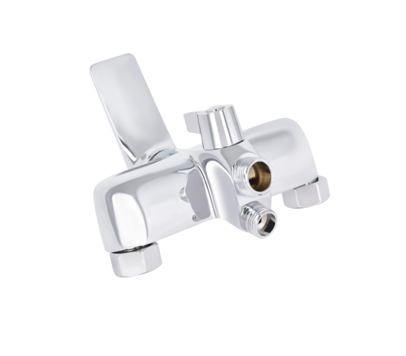 Смеситель для ванны длинный Qtap Vlasta New Chrome