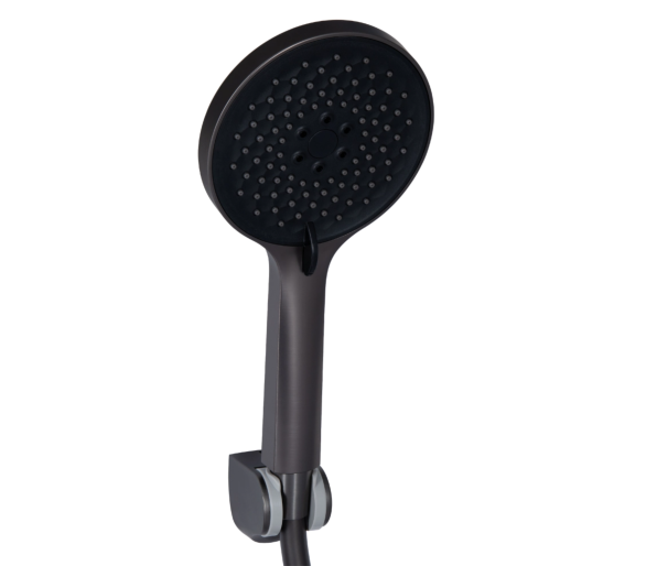 Змішувач для ванни довгий Qtap Vlasta New Gunmetal