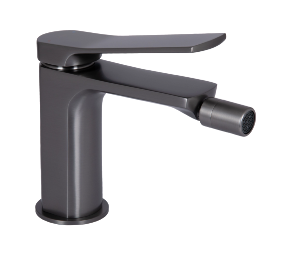 Смеситель для биде Qtap Slavonice Gunmetal
