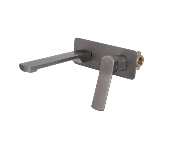 Смеситель скрытый Qtap Slavonice Gunmetal